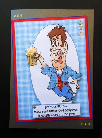 Joey Has a Birthday Quick Card by S.Elisabet Osborn Wright