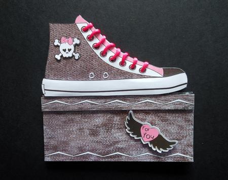 Trendy Sneaker - Girlie Punk by S.Elisabet Osborn Wright
