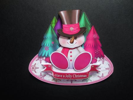 Snow Babies Pink Rocker Card by S.Elisabet Osborn Wright