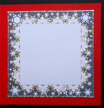 Christmas Blank Insert with Snowflakes 9 by S.Elisabet Osborn Wright