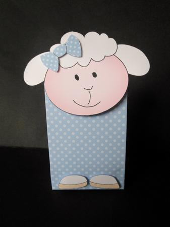 3D Little Lamb Cute Character Gift Bag Mini Kit by S.Elisabet Osborn Wright