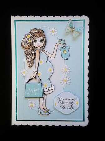 Yummy Mummy Emma Blue Topper by S.Elisabet Osborn Wright