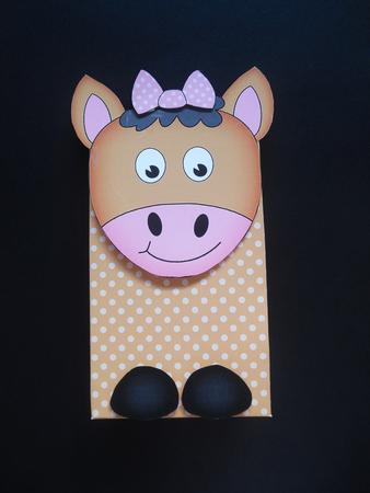 3D Gigi Horse Character Gift Bag Mini Kit by S.Elisabet Osborn Wright