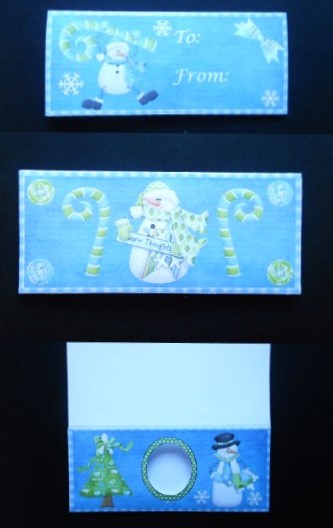Snow Folks Money Holder Wallet by S.Elisabet Osborn Wright