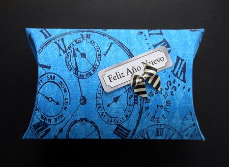 Feliz Año Nuevo Tags (silver) by S.Elisabet Osborn Wright