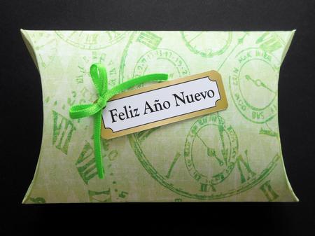 Feliz Año Nuevo Tags (gold) by S.Elisabet Osborn Wright
