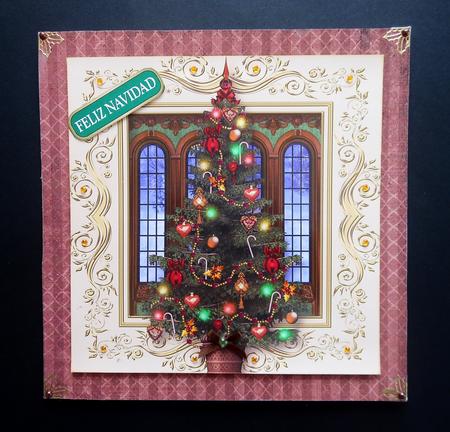 Feliz Navidad Tags (gold Edge) by S.Elisabet Osborn Wright