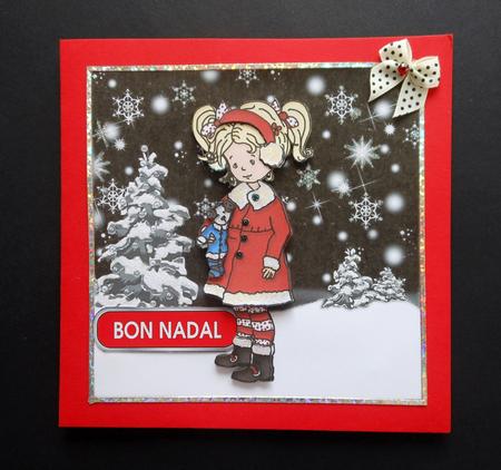 Bon Nadal Tags (silver Edge) by S.Elisabet Osborn Wright