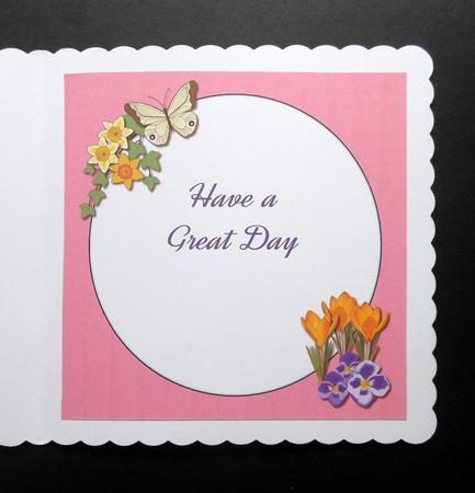 Just for You Blossom 8x8 Great Day Insert by S.Elisabet Osborn Wright