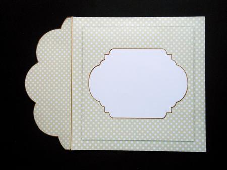 Cream Dotty Fancy 7x7inch Easy Envelope Mini Kit by S.Elisabet Osborn Wright