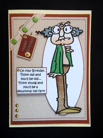 Gus Says Think Young Quick Card by S.Elisabet Osborn Wright