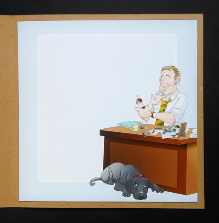 Birthday/retirement Doctor 8x8 Quick Card Insert by S.Elisabet Osborn Wright