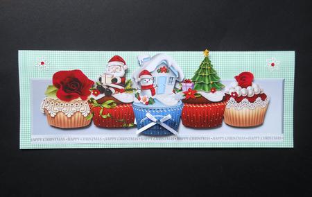 Large Dl Cupcake Christmas by S.Elisabet Osborn Wright