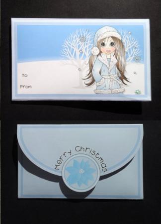 Winter Emma Christmas Money Wallet by S.Elisabet Osborn Wright