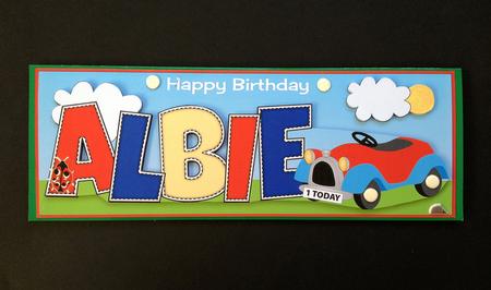 Toy Car Albie 1 Today Large Dl by S.Elisabet Osborn Wright
