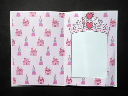Princess and Tiara A5 Insert by S.Elisabet Osborn Wright
