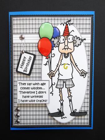 Gus Has Wise Cracks Quick Card by S.Elisabet Osborn Wright