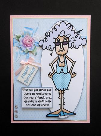 Stella Knows Who Her Friends Are Quick Card by S.Elisabet Osborn Wright