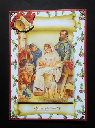 And They All Came to See Baby Jesus, on a Scroll by S.Elisabet Osborn Wright