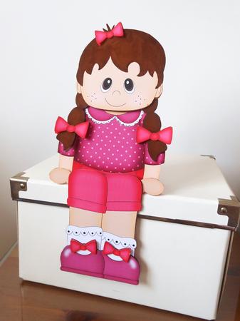 3D on the Shelf Card Kit - Little Ethnic Girl Lily by S.Elisabet Osborn Wright