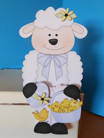 3D on the Shelf Card Kit - Easter Lamb by S.Elisabet Osborn Wright