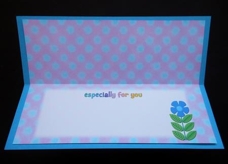 Rainbow Dotty Floral Large Dl Insert by S.Elisabet Osborn Wright