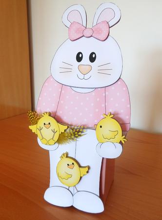3D on the Shelf Card Kit - Easter Bunny by S.Elisabet Osborn Wright