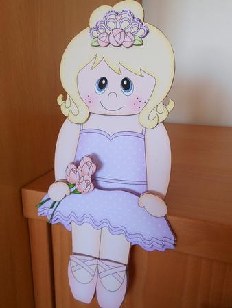 3D on the Shelf Card Kit - Little Ballerina Rosie by S.Elisabet Osborn Wright