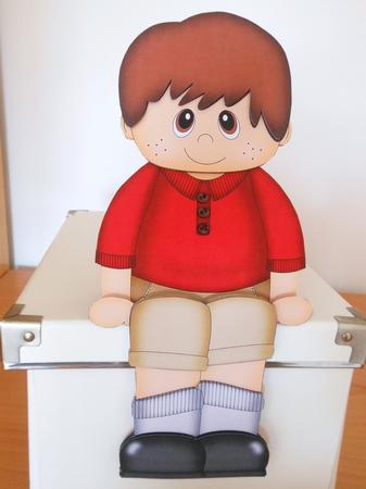 3D on the Shelf Card Kit - Little Ethnic Boy Ethan by S.Elisabet Osborn Wright