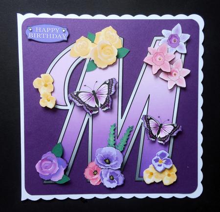 Beautiful Monograms: Letter m Mini Kit by S.Elisabet Osborn Wright