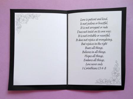 Insert - Religious Messages - Love is Patient and Kind by S.Elisabet Osborn Wright