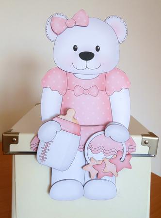 3D on the Shelf Card Kit - Belle Baby Bear by S.Elisabet Osborn Wright