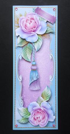 Gorgeous Pastel Roses Large Dl by S.Elisabet Osborn Wright