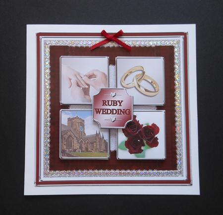 Ruby Wedding 4-square by S.Elisabet Osborn Wright