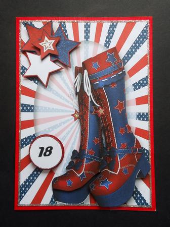 Beautiful Boots - Stunning Stars A5 by S.Elisabet Osborn Wright