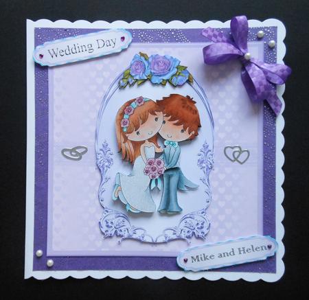 Penny's Special Day Wedding Card Mini Kit & Decoupage by S.Elisabet Osborn Wright