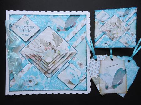 Cardtopper 100% Baby Boy 365 by S.Elisabet Osborn Wright
