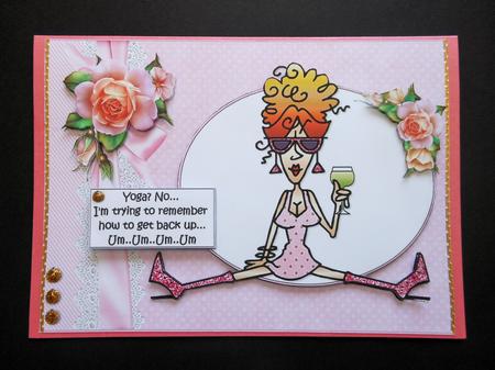Rita and Yoga Quick Card by S.Elisabet Osborn Wright