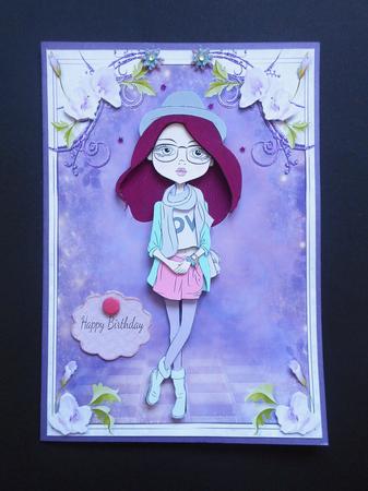 Teen Fashionista! Latest Trend Decoupage by S.Elisabet Osborn Wright