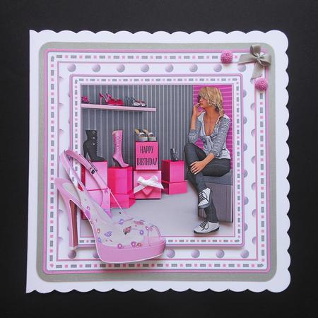 Teen Shoe Girl by S.Elisabet Osborn Wright