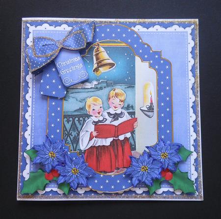 Blue Choirboy Christmas Greetings 6in Christmas Step by Step by S.Elisabet Osborn Wright