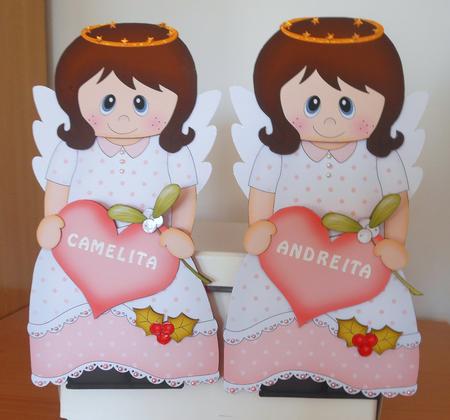 3D on the Shelf Card Kit - Little Christmas Nativity Angel by S.Elisabet Osborn Wright