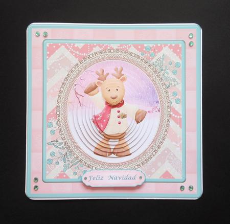 Cute Reindeer Christmas Mini Kit & Pyramage by S.Elisabet Osborn Wright