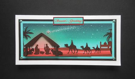 Christmas Nativity Step by Step Decoupage by S.Elisabet Osborn Wright
