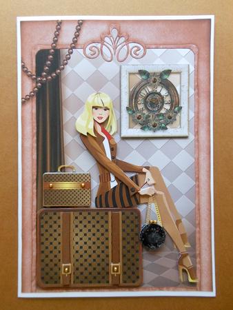 Fashionista! Waiting for the Train by S.Elisabet Osborn Wright