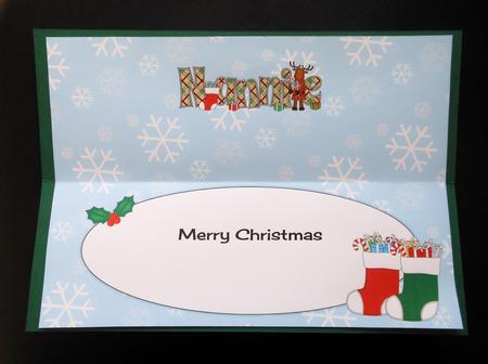 Scottish Rudolf the Reindeer Nannie Large Dl Insert by S.Elisabet Osborn Wright