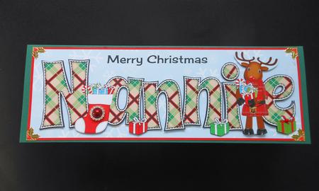 Scottish Rudolf the Reindeer Nannie Large Dl by S.Elisabet Osborn Wright