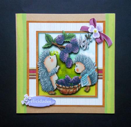 8x8 Mini Kit , Hedgy Berry Treat by S.Elisabet Osborn Wright