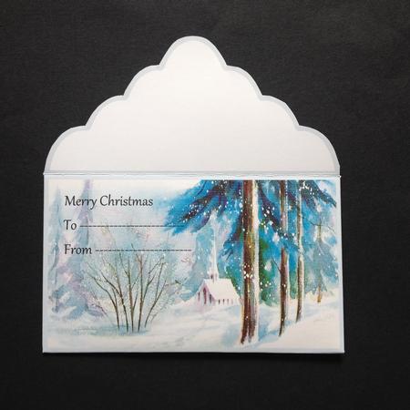 Church in the Snow Money Wallet by S.Elisabet Osborn Wright