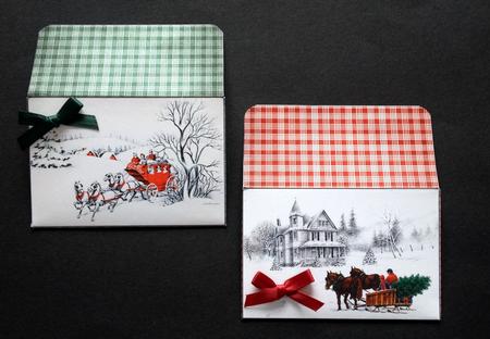 Two Gift Card / Money Envelopes #3 by S.Elisabet Osborn Wright